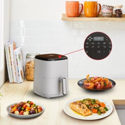 Мультипіч Tefal EasyFry Compact, 1300Вт, чаша-3л, сенсорне керув., 10 програм, пластик, білий (EY145A10)