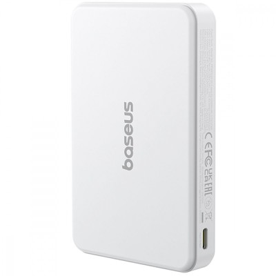 Портативна батарея Baseus 10000mAh 22.5W Airpow II Qi2 (P10080000213-00) white