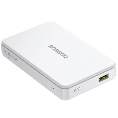 Портативна батарея Baseus 10000mAh 22.5W Airpow II Qi2 (P10080000213-00) white