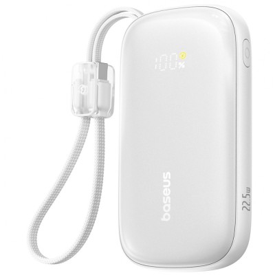 Портативна Батарея Baseus 10000mAh 22.5W EnerFill Qpow 3 Ultra (E0027L01) white