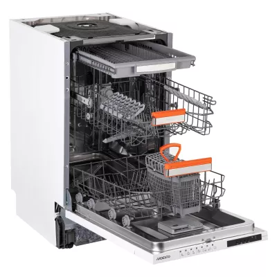 Посудомийна машина ARDESTO вбудовувана, 10компл., А++, 45см, дисплей, 3й кошик, білий (DWMB-V4573)