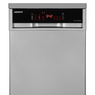 Посудомийна машина ARDESTO, 10компл., А++, 45см, дисплей, гігієн.обробка, сріблястий (DWMF-V458SMHDS)