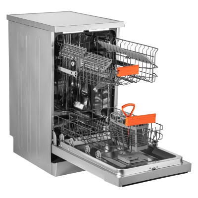 Посудомийна машина ARDESTO, 10компл., А++, 45см, дисплей, гігієн.обробка, сріблястий (DWMF-V458SMHDS)