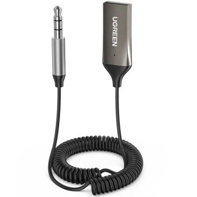 Bluetooth-ресівер UGREEN CM309 Bluetooth Car Receiver Aux with Mic (70601) Space Gray