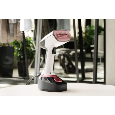 Відпарювач Ardesto ручний SI-S1400, 1400Вт, 280мл, паровий удар, постійна пара - 22гр, керам. підошва, біло-чорний