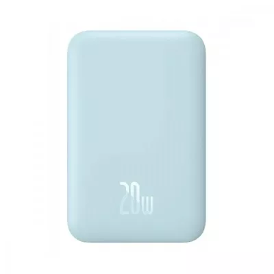 Зовнішній MagSafe Акумулятор Baseus 10000mAh 20W Magnetic Mini (PPCX110103) blue