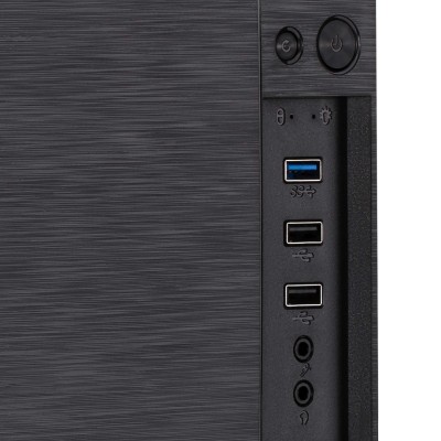 Корпус 2E Basis RD8603U-400 з БЖ 2E ATX400W, 1xUSB3.0, 2xUSB2.0, VGA 320мм, mATX, чорний (2E-RD8603U-400)