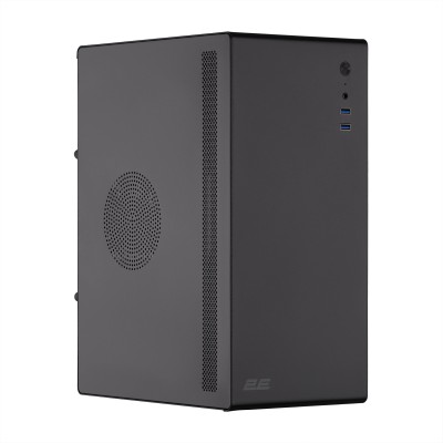 Корпус 2E Credo V200B-400 з БЖ 2E ATX400, 2xUSB3.0, 1x80мм, VGA 250мм, mATX, чорний (2E-V200B-400)