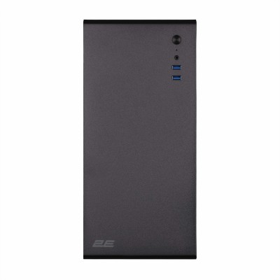 Корпус 2E Credo V200B-400 з БЖ 2E ATX400, 2xUSB3.0, 1x80мм, VGA 250мм, mATX, чорний (2E-V200B-400)