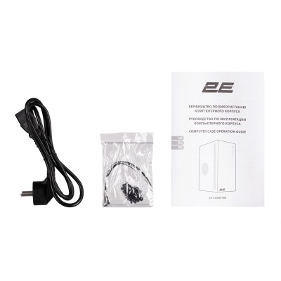 Корпус 2E Credo V200B-400 з БЖ 2E ATX400, 2xUSB3.0, 1x80мм, VGA 250мм, mATX, чорний (2E-V200B-400)