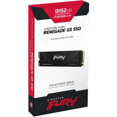 Накопичувач SSD Kingston M.2 8TB PCIe 5.0 FURY Renegade