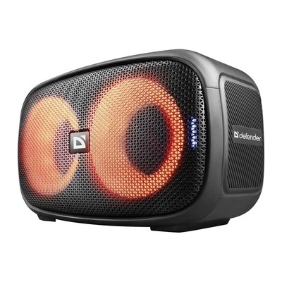 Портативна акустика DEFENDER (65305) Q5 20 W, Light/BT/FM/USB/TF/IPX5 , black