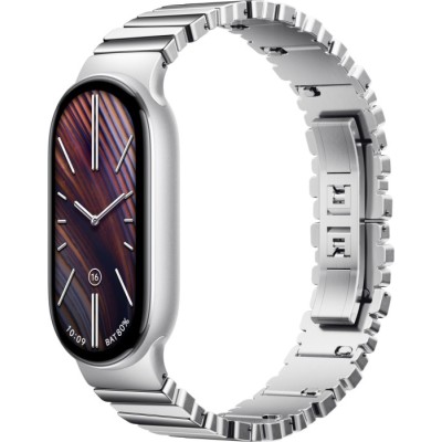 Ремінець Xiaomi до Band 10 Asymmetrical Metal Strap Срібний BHR07YHGL