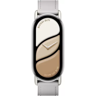 Ремінець Xiaomi до Band 10 Leather Strap Elephant Gray BHR07YLGL Сірий