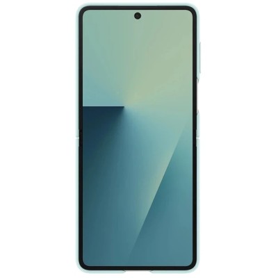 Чохол-накладка Samsung Flip 7 (F766) Silicone Ring Case EF-PF766TMEGUA Light Cyan