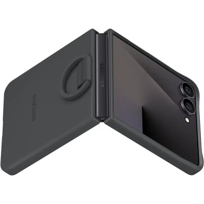 Чохол-накладка Samsung Flip 7 Ring Case (EF-PF766TBEGUA) Black