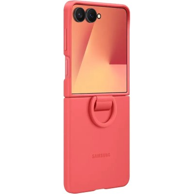 Чохол-накладка Samsung Flip 7 Ring Case (EF-PF766TREGUA) Red