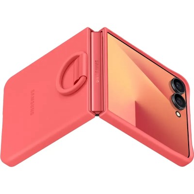 Чохол-накладка Samsung Flip 7 Ring Case (EF-PF766TREGUA) Red