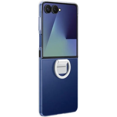 Чохол-накладка Samsung Flip 7 Ring Case (EF-QF766CTEGUA) Transparent