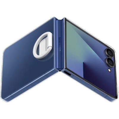 Чохол-накладка Samsung Flip 7 Ring Case (EF-QF766CTEGUA) Transparent