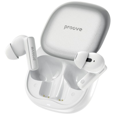 Бездротові навушники Proove NoLimit TWS with Hybrid ANC (APP) white/silver (TWNL0001AP26)