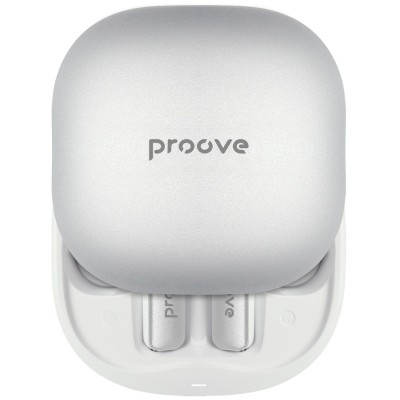 Бездротові навушники Proove NoLimit TWS with Hybrid ANC (APP) white/silver (TWNL0001AP26)