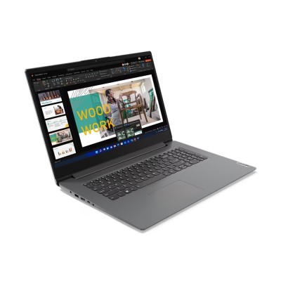 Ноутбук LENOVO V17-G4 17.3" FHD IPS AG, Intel i3-1315U, 16GB, F512GB, UMA, DOS, сірий (83A2001SRA)