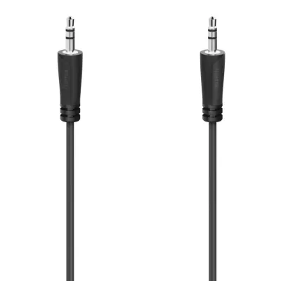 Кабель Hama jack 3.5(M) > jack 3.5(M), 3м, чорний (00205115)