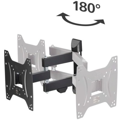 Кріплення ТВ поворотне Hama TV-WB, AR-2, 19-48", чорний (00118101)