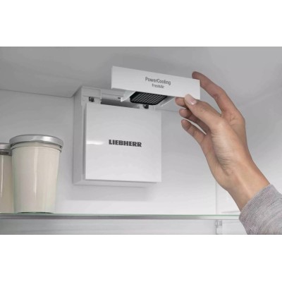 Холодильник Liebherr вбудований з нижн. мороз., 177x54.1х54.5, холод.відд.-182л, мороз.відд.-69л, 2дв., A++, NF, диспл внутр., б