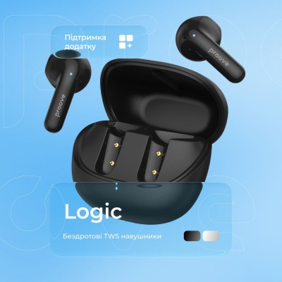 Бездротові навушники Proove Logic TWS (APP) pearl white (TWLG0001AP16)