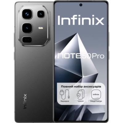 Смартфон Infinix Note 50 Pro 8/256Gb NFC Shadow Black