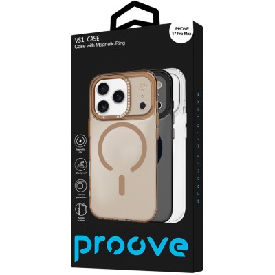 Чохол Proove VS1 Case with Magnetic Ring iPhone 17 Pro Max gold