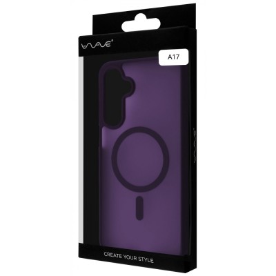 Чохол WAVE Matte Color Case with Magnetic Ring Samsung Galaxy A17 black