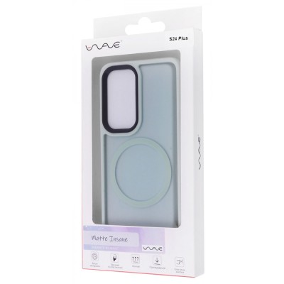 Чохол WAVE Matte Insane Case with Magnetic Ring Samsung Galaxy S24 Plus/S25 Plus mint