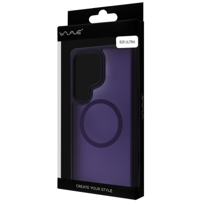 Чохол WAVE Matte Insane Case with Magnetic Ring Samsung Galaxy S25 Ultra deep purple