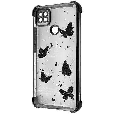 Чохол WAVE Winkie Xiaomi Redmi 9C/10A black/butterfly