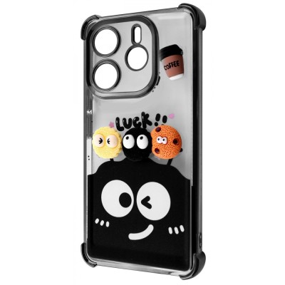 Чохол WAVE Winkie Xiaomi Redmi Note 14 4G (European) black/splash