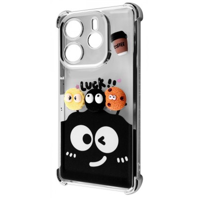 Чохол WAVE Winkie Xiaomi Redmi Note 14 5G silver/splash