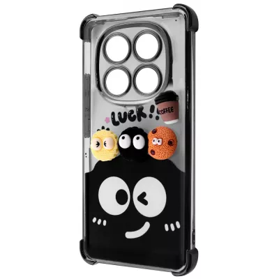 Чохол WAVE Winkie Xiaomi Redmi Note 14 Pro 4G black/splash