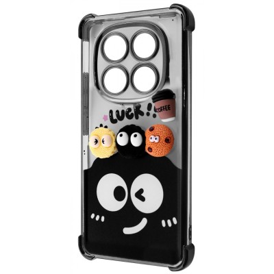 Чохол WAVE Winkie Xiaomi Redmi Note 14 Pro 5G/Poco X7 black/splash