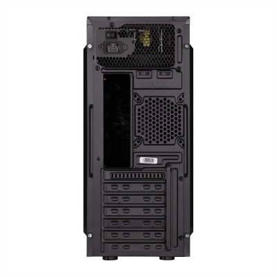 Корпус 2E Alfa E185-400 з БЖ 2E ATX400W, 1xUSB3.0, 2xUSB2.0, VGA 310мм, ATX, чорний (2E-E185-400)