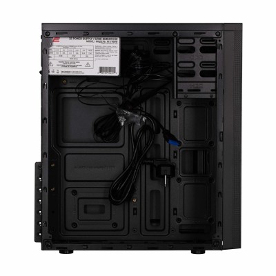 Корпус 2E Alfa E185-400 з БЖ 2E ATX400W, 1xUSB3.0, 2xUSB2.0, VGA 310мм, ATX, чорний (2E-E185-400)