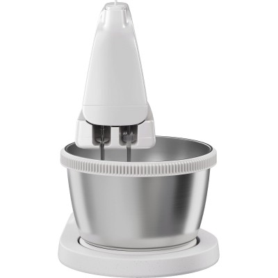 Міксер Electrolux стаціонарний 500Вт, насадки-4, чаша-метал, 3.5л, білий (ESM4W)