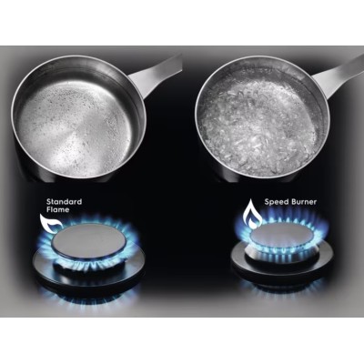 Варильна поверхня Electrolux газова, 60см, чавун, нерж (KGS6426SX)