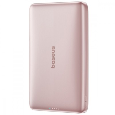 Зовнішній MagSafe Акумулятор Baseus 10000mAh 27W PicoGo Ultra-Slim Qi2 (E0027202) pink