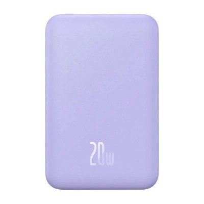 Зовнішній MagSafe Акумулятор Baseus 20000mAh 20W Magnetic Mini Wireless Fast Charge (PPCX150005) Purple