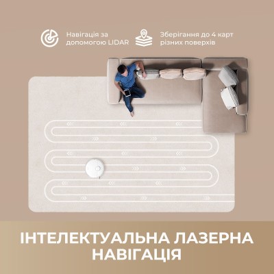 Робот-пилосос Dreame D20 PLUS (RLD35GD)