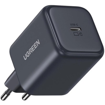 Мережевий Зарядний пристрій UGREEN X524 45W USB-C GaN Fast Charger Set (65054) Black