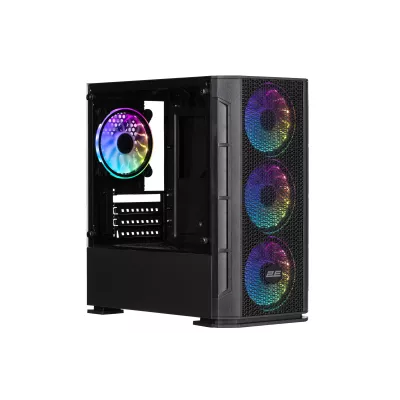 Корпус 2E GAMING Calleo GB700 без БЖ 2xUSB3.0, 1xUSB2.0, 4x120мм ARGB, VGA 320мм, LCS ready, контролер з пультом, TG Side Window